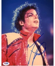 Fotografia 20x25cm Autografiada por Michael Jackson PSA/DNA